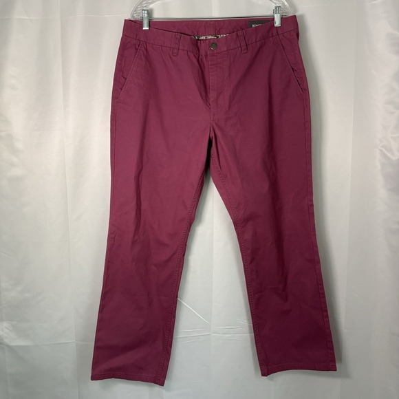 Bonobos Other - Bonobos‎ Men's Cotton Straight Leg Chino Pants Berry 36x32